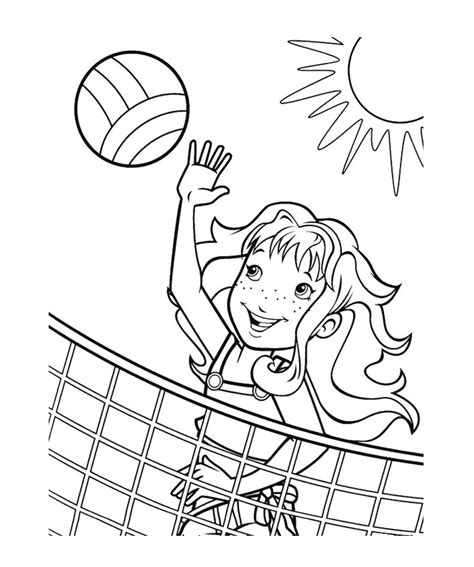 Free Printable Volleyball Coloring Pages For Kids