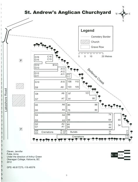 Map of Cemetery 001 – St. Andrews Anglican Church