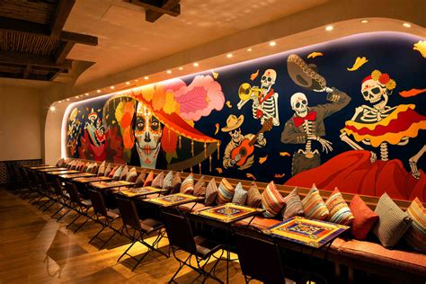 Sugar Skull Floral Walls for Las Vegas Restaurant | TreeScapes & PlantWorks