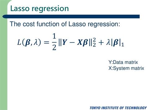 Lasso regression