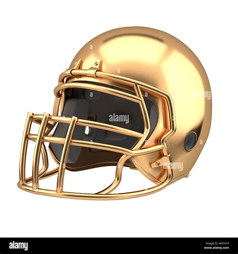 Metallic gold football helmet hi-res stock photography and images - Alamy