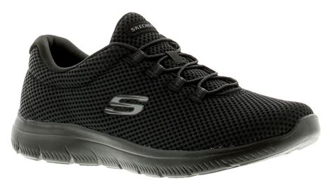 Skechers Summits Black/Black | Women'S Trainers | Wynsors