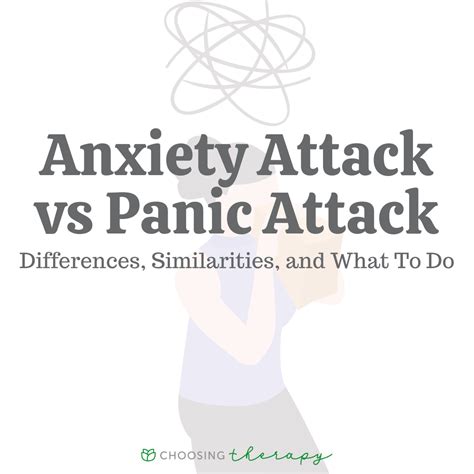 Anxiety Attack vs Panic Attack: Differences, Similarities, & What To Do