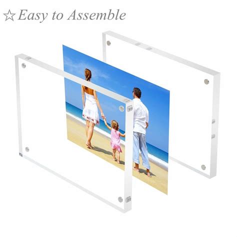 Non Glare Acrylic Frameless Picture Frames