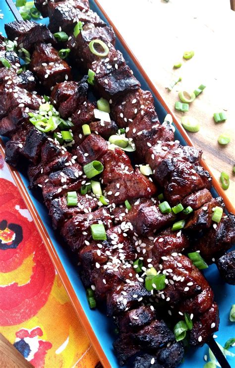 Teriyaki Steak Skewers - Pretty Practical Pantry | Teriyaki steak ...