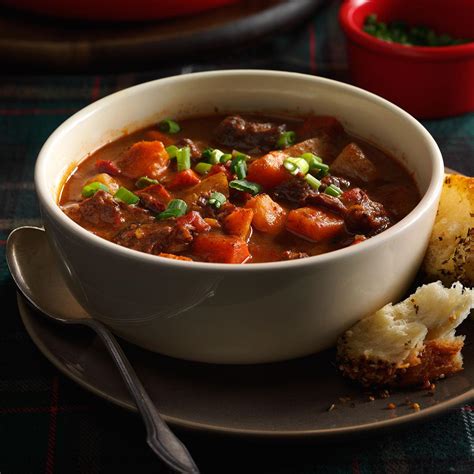 Stovetop Root Vegetable Beef Stew Recipe | Taste of Home