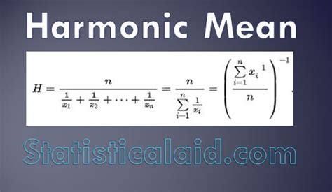 Harmonic Mean Definition Formula And Examples | Hot Sex Picture