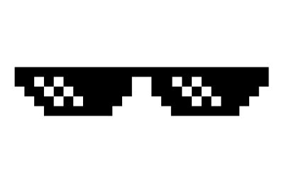 Deal With It Glasses Png Transparent