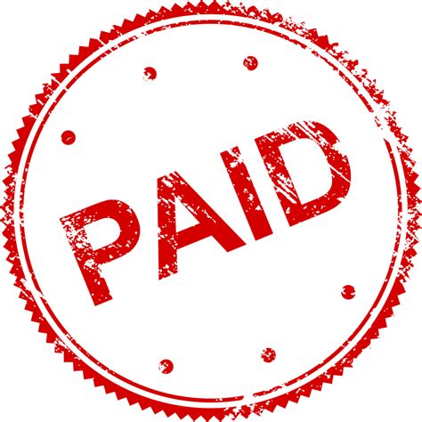 4 Paid Stamp Vector (PNG Transparent, SVG) | OnlyGFX.com