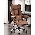 Amazon.com: Efomao Fabric Office Chair, Big and Tall Office Chair 400 ...