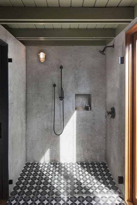 Photo 9 of 11 in Garner Pool & Casita by Elizabeth Baird Architecture… | Concrete bathroom ...