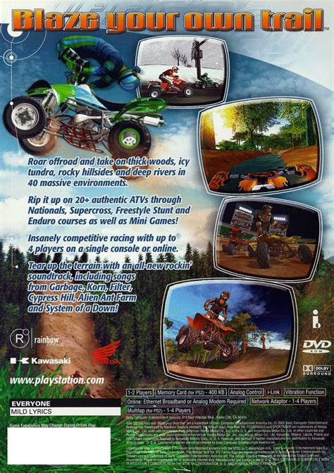 ATV Offroad Fury 2 Sony Playstation 2 Game