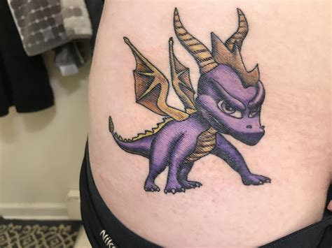 Spyro the Dragon by Matt Renner, Illustrated Gypsy Tattoo. Nerdy Tattoos, Finger Tattoos ...