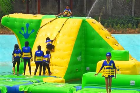 Bogor Aqua Games, Destinasi Wisata Berkonsep Inflatable Water Park Wibit yang Unik dan Seru ...