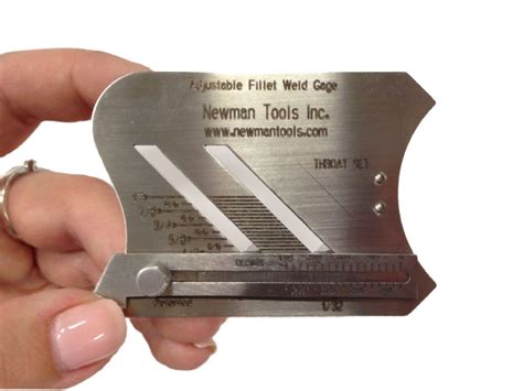 WG-3, Adjustable Fillet Weld Gauge – NEWMAN TOOLS SHOPPING CART