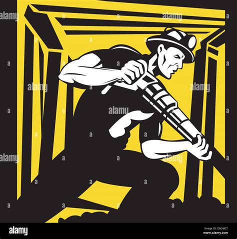 Shaft mining Stock Vector Images - Alamy