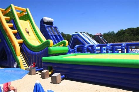 Cape Cod Inflatable Park and Cape Cod Family Resort | Park Rides | Inflatable water slide, Giant ...