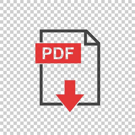 PDF icon on background stock vector. Illustration of file - 96387167