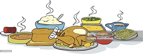 Thanksgiving Dinner Turkey Vector Art | Getty Images