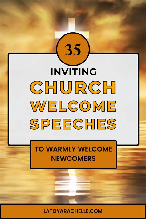 Church Welcome Poems: Make Newcomers Feel Right at Home | Church Welcome Speech Ideas in 2024 ...