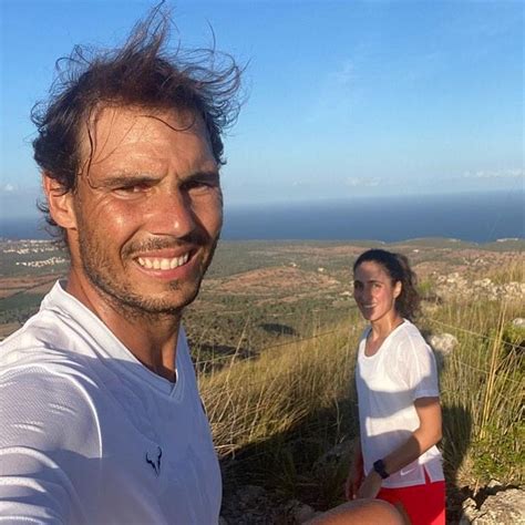 Rafa Nadal takes to Mallorca's mountains