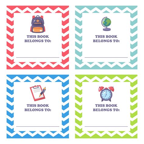 Printable Book Labels For Classrooms