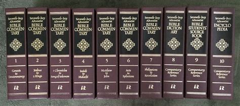 10-Volume SDA Seventh-day Adventist Bible Commentary Christian Hardback ...