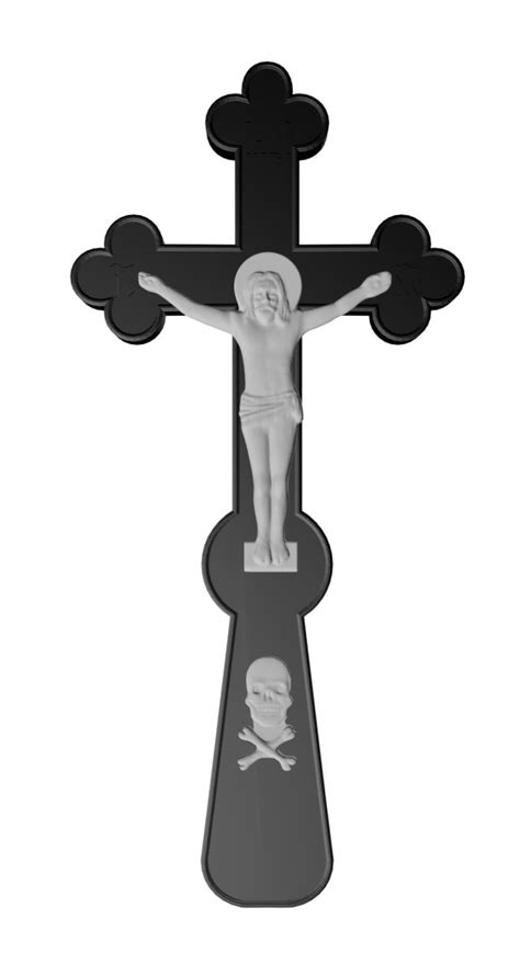 Jesus Christ on cross 3D print 3D Model - 3DHunt.co