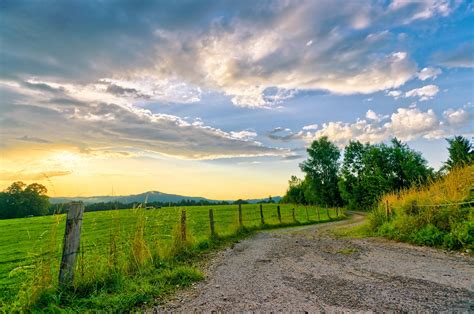 Farmland Sunset Free Photo Download | FreeImages