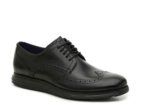 Cole Haan Leather Original Grand Wingtip Oxford in Black for Men - Lyst