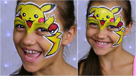 Pokemon GO "Pikachu" — Makeup for Kids & Face Painting Tutorial - YouTube