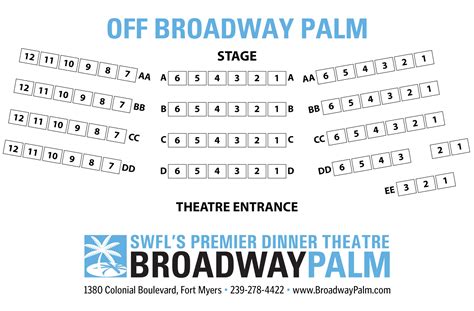 Seating Charts - Broadway Palm Dinner Theatre