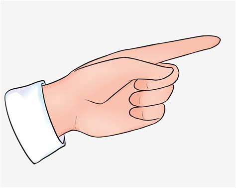 Index Finger Clipart Transparent PNG Hd, Left Index Finger Pointing Gesture, Gesture ...