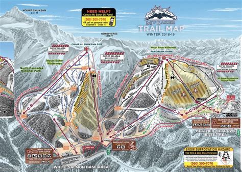 Mt Baker Trail Map | Ski Maps | Washington