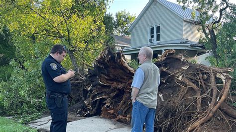 Oconto County streets cleared after storm, but plenty of brush remains