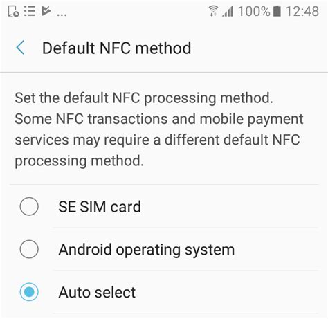 settings - Android: How to retrieve the Default NFC-method - Stack Overflow