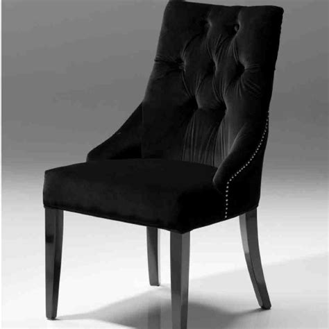 Black Velvet Dining Chairs - Home Furniture Design