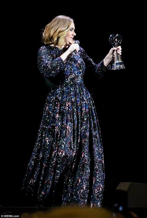 Adele wins iHeart Radio Award live on stage during concert | Adele ...