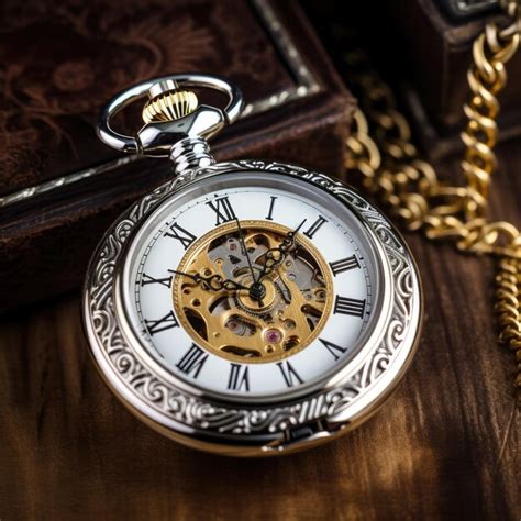 Premium AI Image | Antique pocket watch