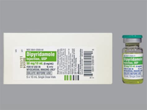 Rx Item-Dipyridamole 50MG/10M 5X10 ML Vial by Hikma Pharma U