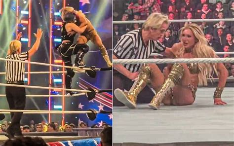 How did Charlotte Flair's alleged injury happen on WWE SmackDown? Video of the likely spot goes ...