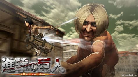 ATTACK on TITAN PS4 Game Cutscenes Screenshots, Mechanics, New Characters - YouTube