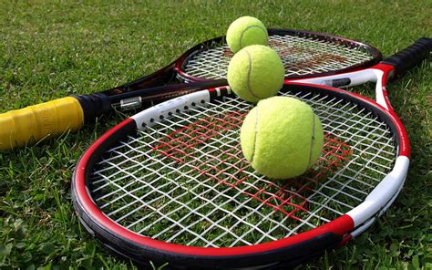 Tennis, tennis racket, ball, ball on racket, HD wallpaper | Peakpx