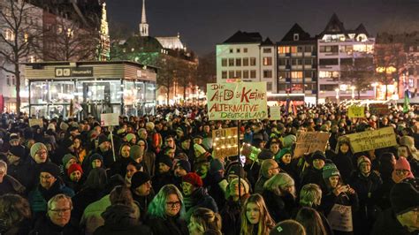 Demos gegen rechts in mehreren Städten Deutschlands - ZDFheute