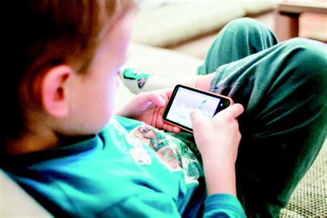 Kids Playing Mobile Games