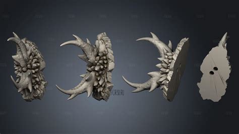 Underdark Claws Plants 1 004 | 3d stl model for CNC