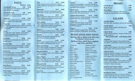 Menu at Bruno's Pizza pizzeria, Groton, 195 Main St