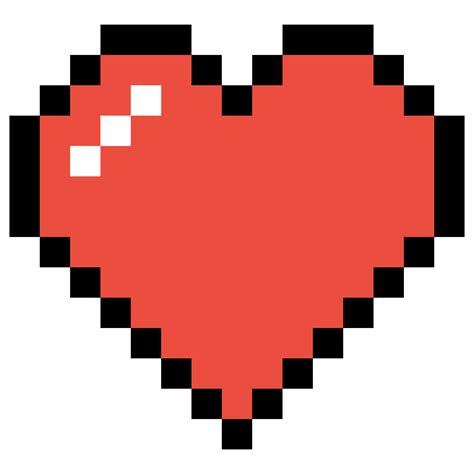 red heart pixel art 13743843 PNG