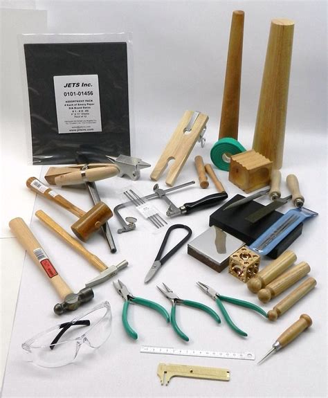 METALSMITH TOOLS KIT BEGINNERS -APPRENTICE METALSMITHING JEWELRY MAKING TOOL SET Make Your Own ...