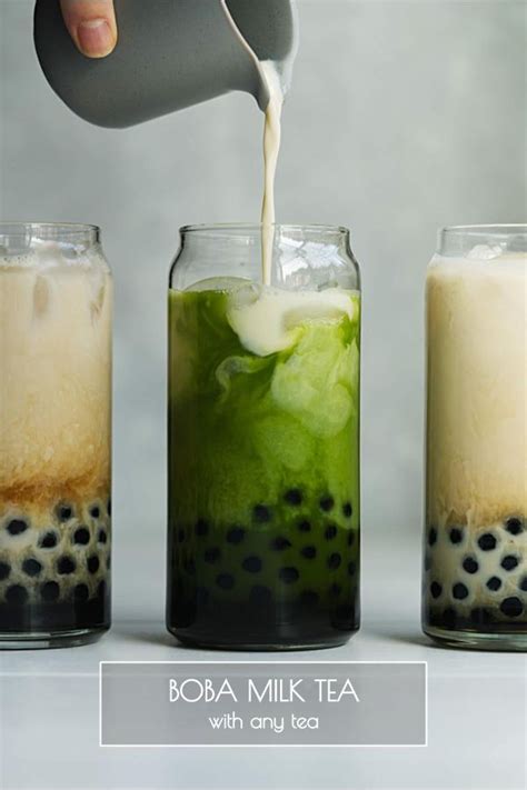 Boba milk tea with any tea – Artofit